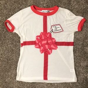 Wildfox “do not unwrap until CHRISTMAS” tee